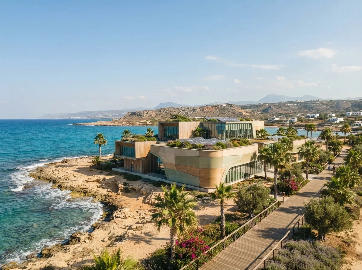 SADEUS building on the Cyprus coast